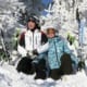 2 Skifahrer im Schnee